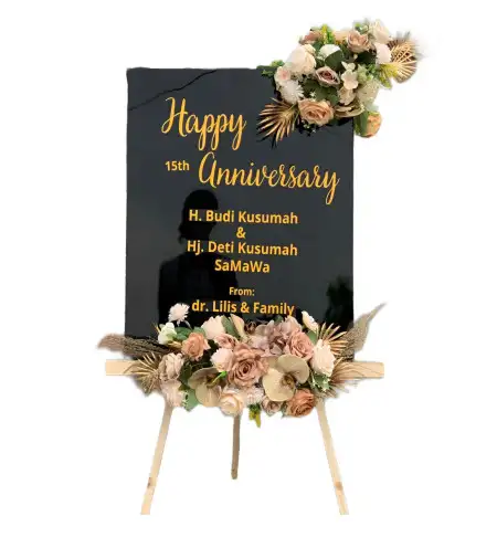 Papan Bunga Akrilik Kesemen